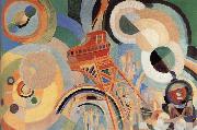 Delaunay, Robert Air iron and Water oil painting